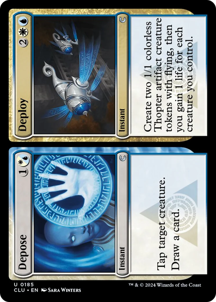Depose // Deploy (CLU-185) - Ravnica: Clue Edition [Uncommon]