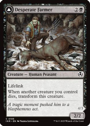 Desperate Farmer (INR-105) - Innistrad Remastered Foil [Common]