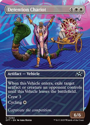Detention Chariot (Borderless) (DFT-294) - Aetherdrift [Uncommon]