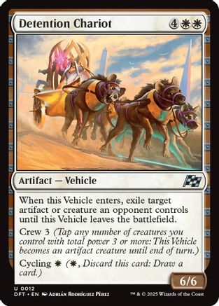 Detention Chariot (DFT-012) - Aetherdrift [Uncommon]
