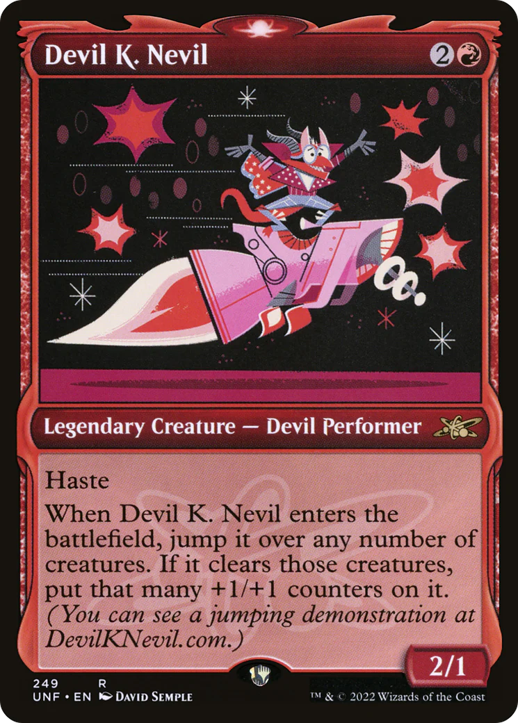 Devil K. Nevil (UNF-249) - Unfinity: (Showcase) [Rare]
