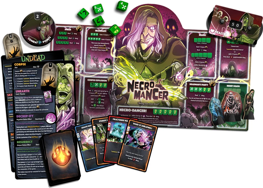 Dice Throne: Necromancer *PRE-ORDER* - Image 2