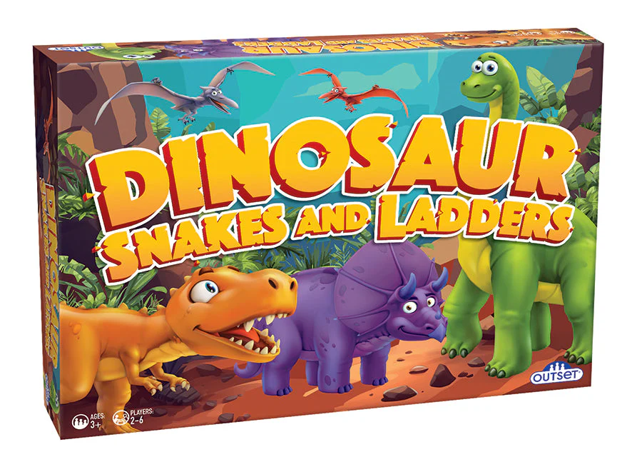 Dinosaur Snakes and Ladders (New Design)