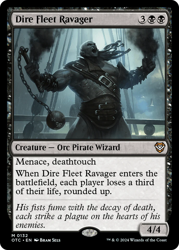 Dire Fleet Ravager (OTC-132) - Outlaws of Thunder Junction Commander [Mythic]