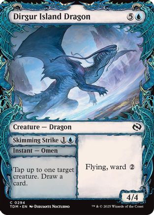 Dirgur Island Dragon (Showcase) (TDM-294) - Tarkir: Dragonstorm [Common]