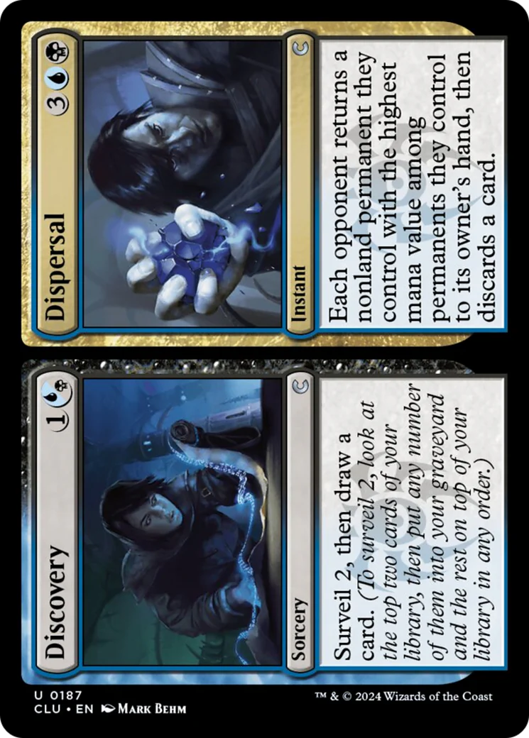 Discovery // Dispersal (CLU-187) - Ravnica: Clue Edition [Uncommon]