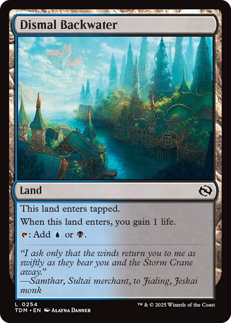 Dismal Backwater (TDM-254) - Tarkir: Dragonstorm [Common]
