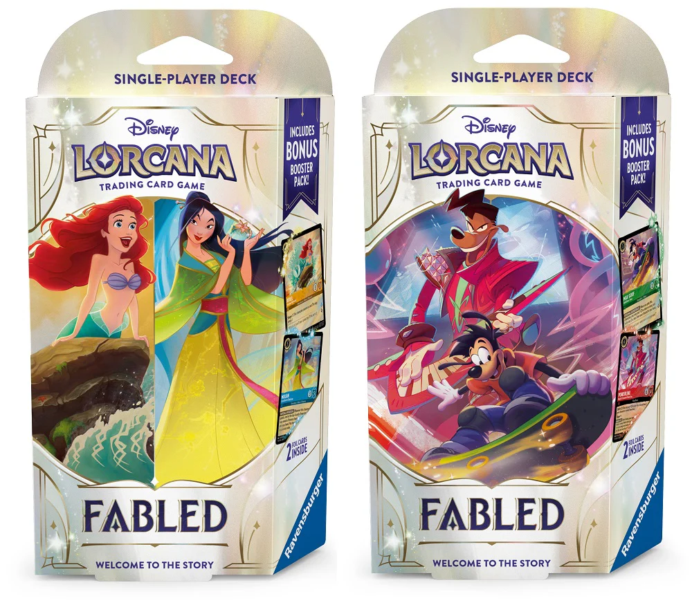 Disney Lorcana Set 9 - Fabled - Starter Decks (Bundle of 2)
