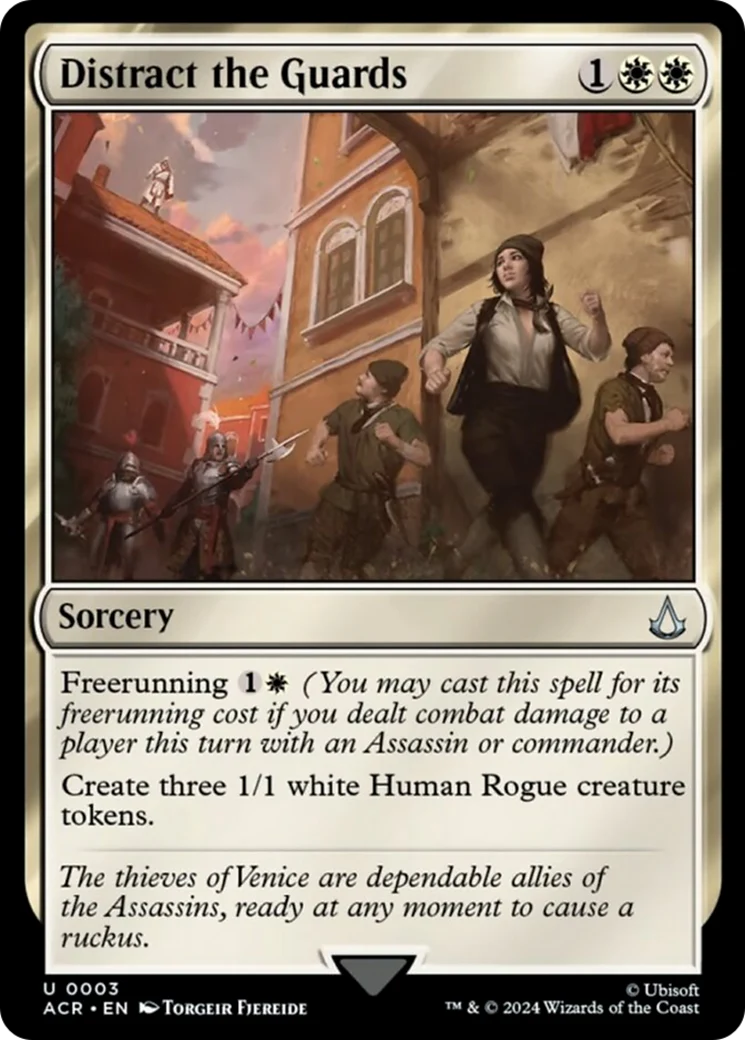 Distract the Guards (ACR-003) - Assassin's Creed Foil [Uncommon]