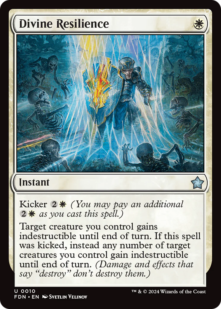 Divine Resilience (FDN-010) - Foundations Foil [Uncommon]