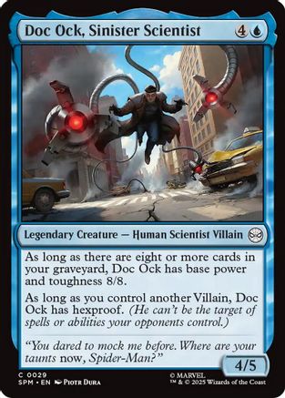 Doc Ock, Sinister Scientist (SPM-029) - Marvel's Spider-Man Foil [Common]