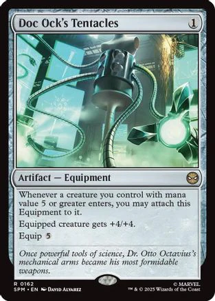 Doc Ock's Tentacles (SPM-162) - Marvel's Spider-Man Foil [Rare]