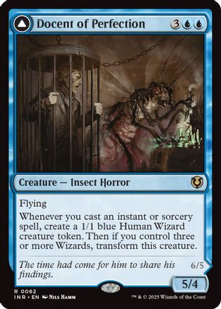 Docent of Perfection (INR-062) - Innistrad Remastered Foil [Rare]