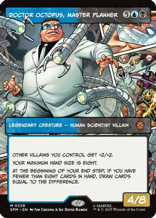 Doctor Octopus, Master Planner (Borderless) (SPM-228) - Marvel's Spider-Man Foil [Mythic]