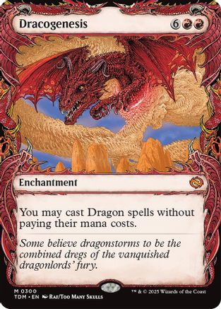 Dracogenesis (0300) (Showcase) (TDM-300) - Tarkir: Dragonstorm Foil [Mythic]