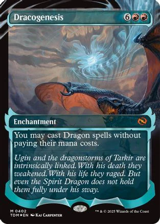 Dracogenesis (0402) (Showcase) (TDM-402) - Tarkir: Dragonstorm Foil [Mythic]