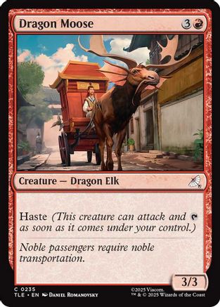 Dragon Moose (TLE-235) - Avatar: The Last Airbender: Eternal-Legal Foil [Common]