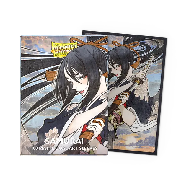 Dragon Shield - Limited Edition Matte Dual Art Sleeves: Samurai (100ct) - Image 2