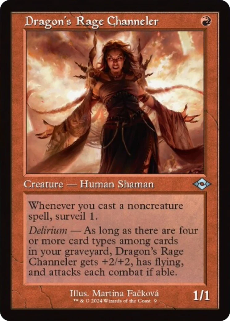 Dragon's Rage Channeler (H2R-009) - Modern Horizons 2 Timeshifts Foil [Uncommon]