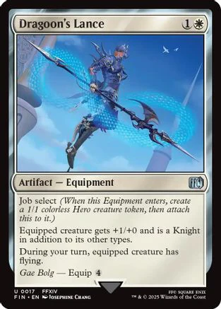 Dragoon's Lance (FIN-017) - FINAL FANTASY [Uncommon]