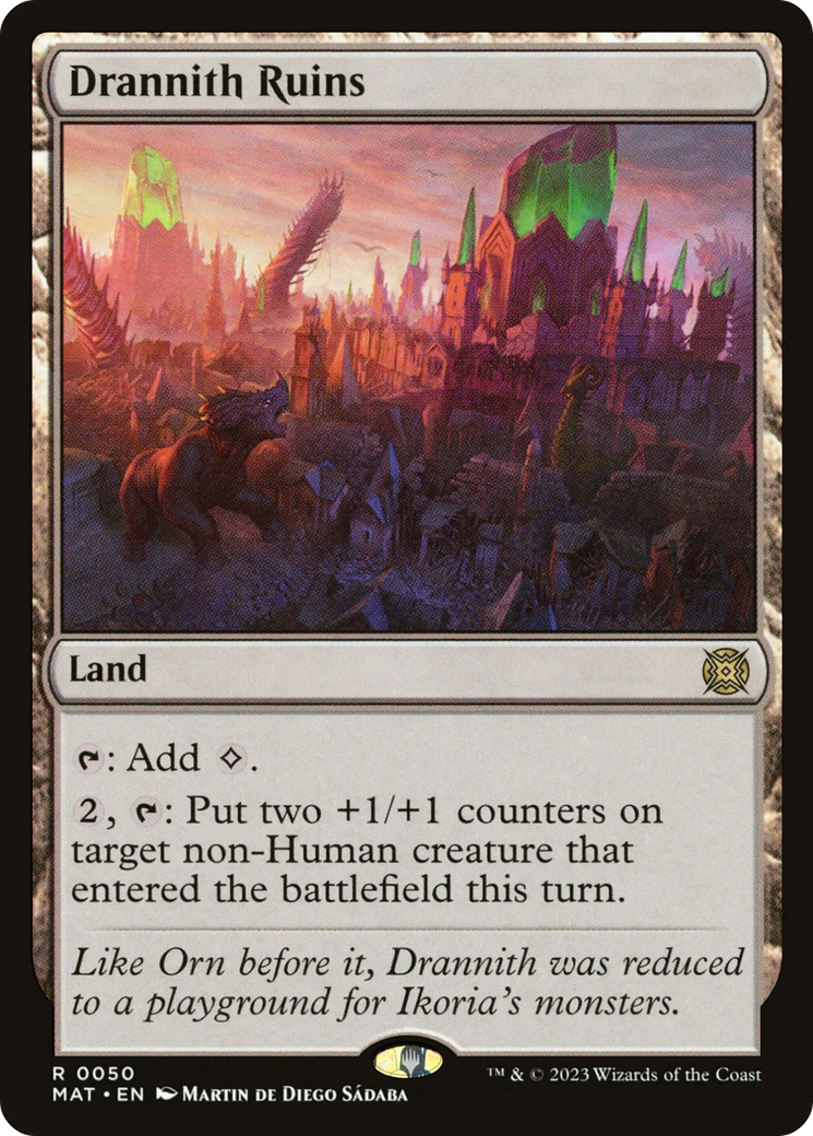 Drannith Ruins (MAT-050) - March of the Machine: The Aftermath [Rare]