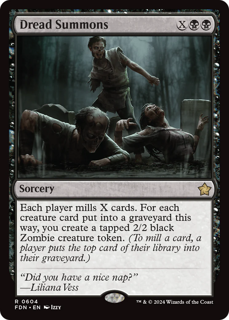 Dread Summons (FDN-604) - Foundations [Rare]