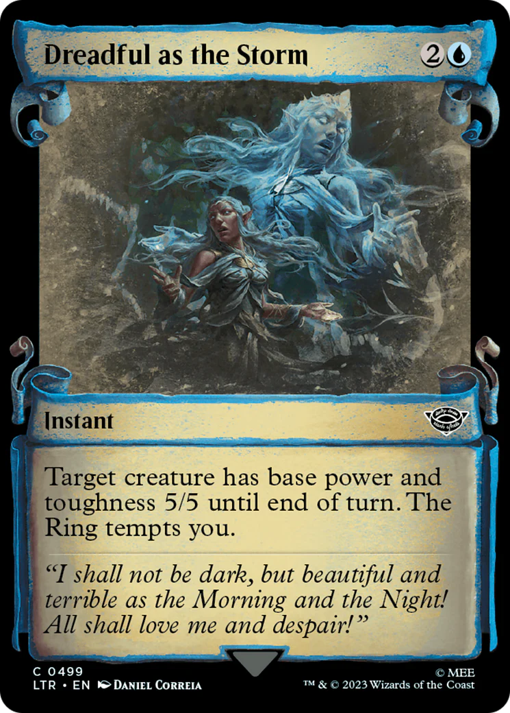 Dreadful as the Storm (LTR-499) - The Lord of the Rings: Tales of Middle-earth: (Showcase) Scroll [Common]