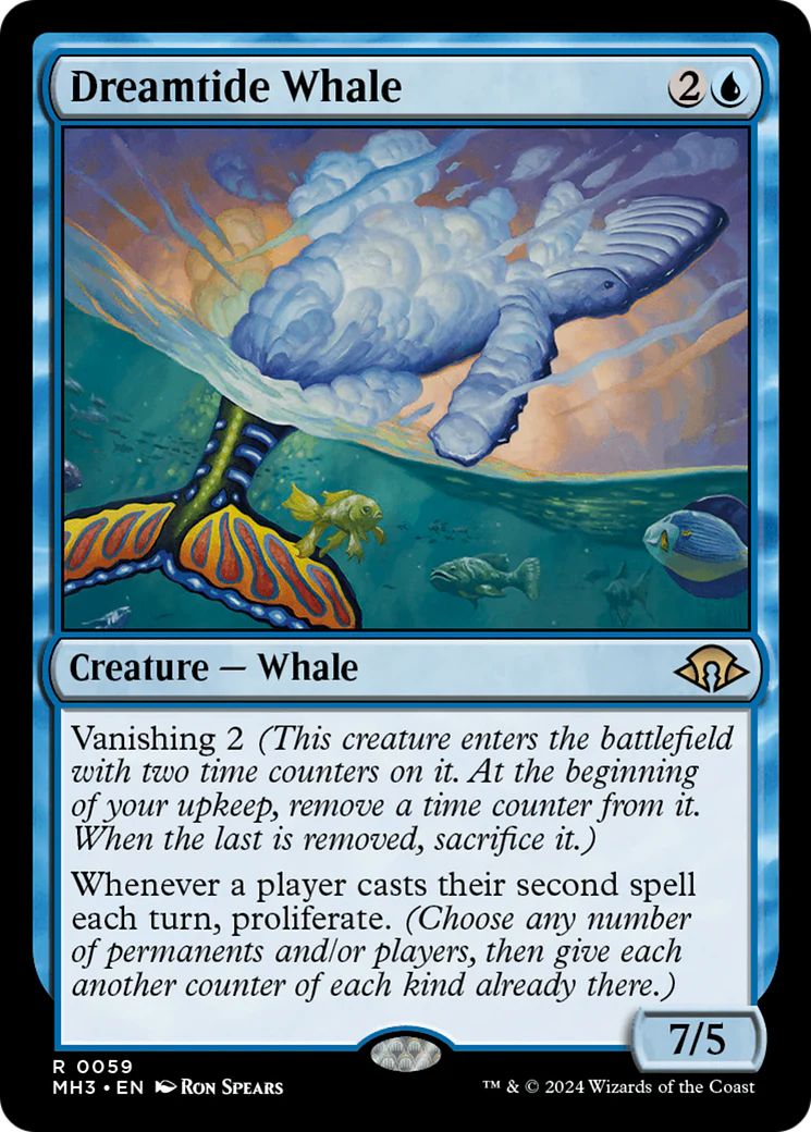 Dreamtide Whale (MH3-059) - Modern Horizons 3 [Rare]