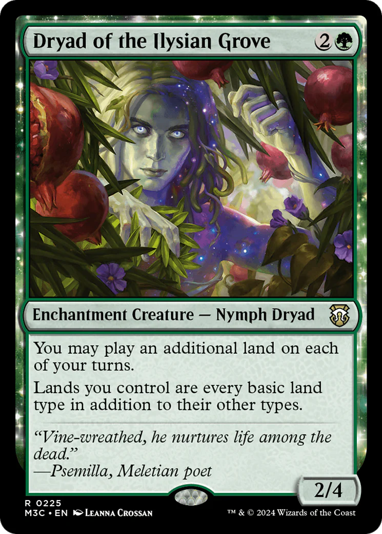 Dryad of the Ilysian Grove (M3C-225) - Modern Horizons 3 Commander Foil [Rare]