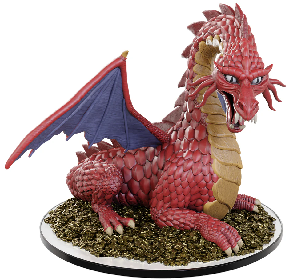 Dungeons & Dragons: Icons of the Realms - 50th Anniversary Red Dragon - Image 2