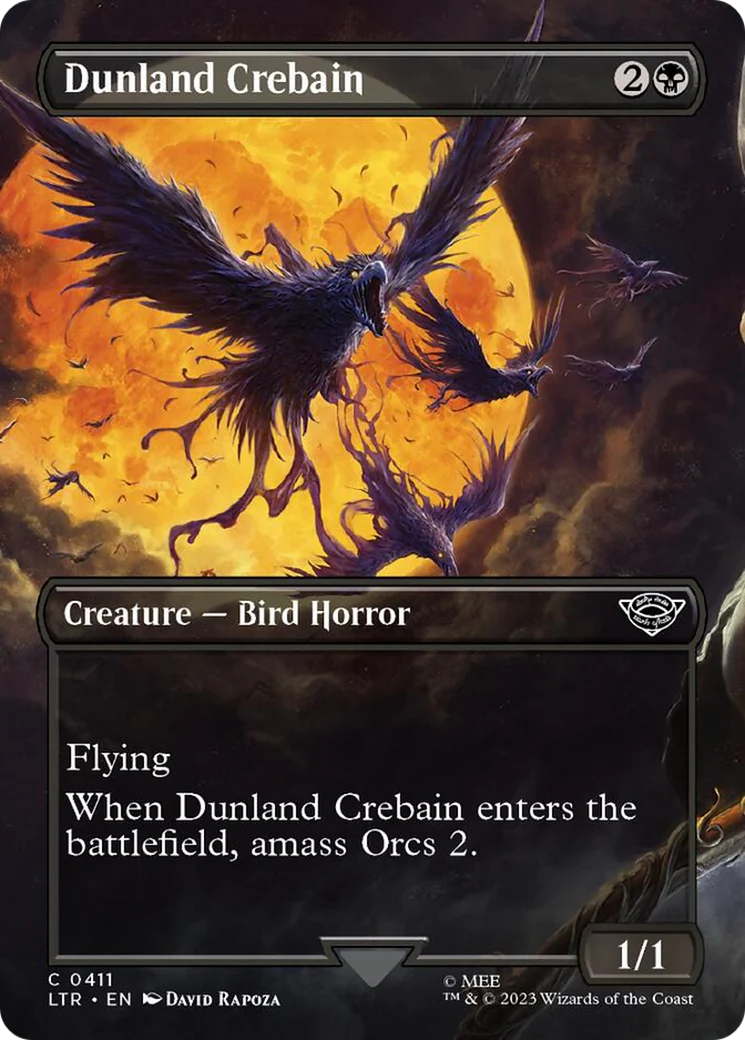 Dunland Crebain (LTR-411) - The Lord of the Rings: Tales of Middle-earth (Borderless) [Common]