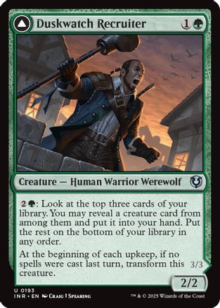 Duskwatch Recruiter (INR-193) - Innistrad Remastered [Uncommon]