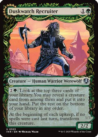 Duskwatch Recruiter (Showcase) (INR-323) - Innistrad Remastered [Uncommon]