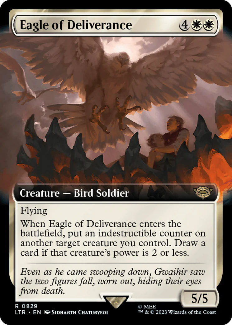 Eagle of Deliverance (LTR-829) - The Lord of the Rings: Tales of Middle-earth: (Extended Art) [Rare]