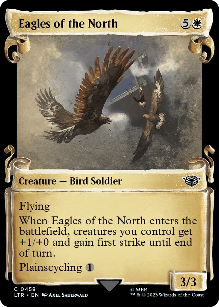 Eagles of the North (LTR-458) - The Lord of the Rings: Tales of Middle-earth: (Showcase) Scroll [Common]