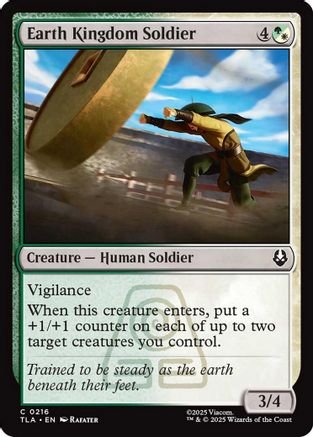 Earth Kingdom Soldier (TLE-216) - Avatar: The Last Airbender: Eternal-Legal [Common]