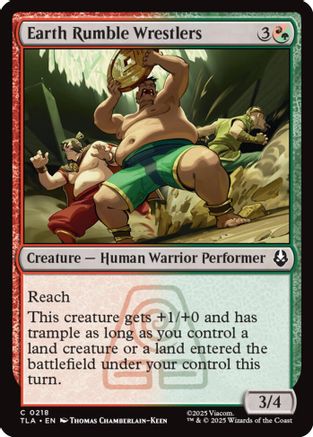 Earth Rumble Wrestlers (TLA-218) - Avatar: The Last Airbender Foil [Common]
