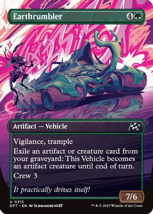 Earthrumbler (Borderless) (DFT-315) - Aetherdrift [Uncommon]