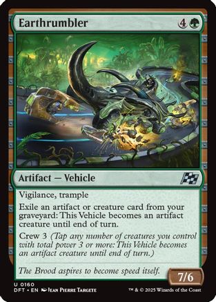 Earthrumbler (DFT-160) - Aetherdrift Foil [Uncommon]