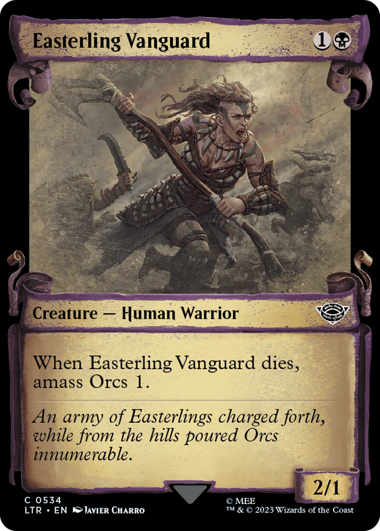 Easterling Vanguard (LTR-534) - The Lord of the Rings: Tales of Middle-earth: (Showcase) Scroll [Common]
