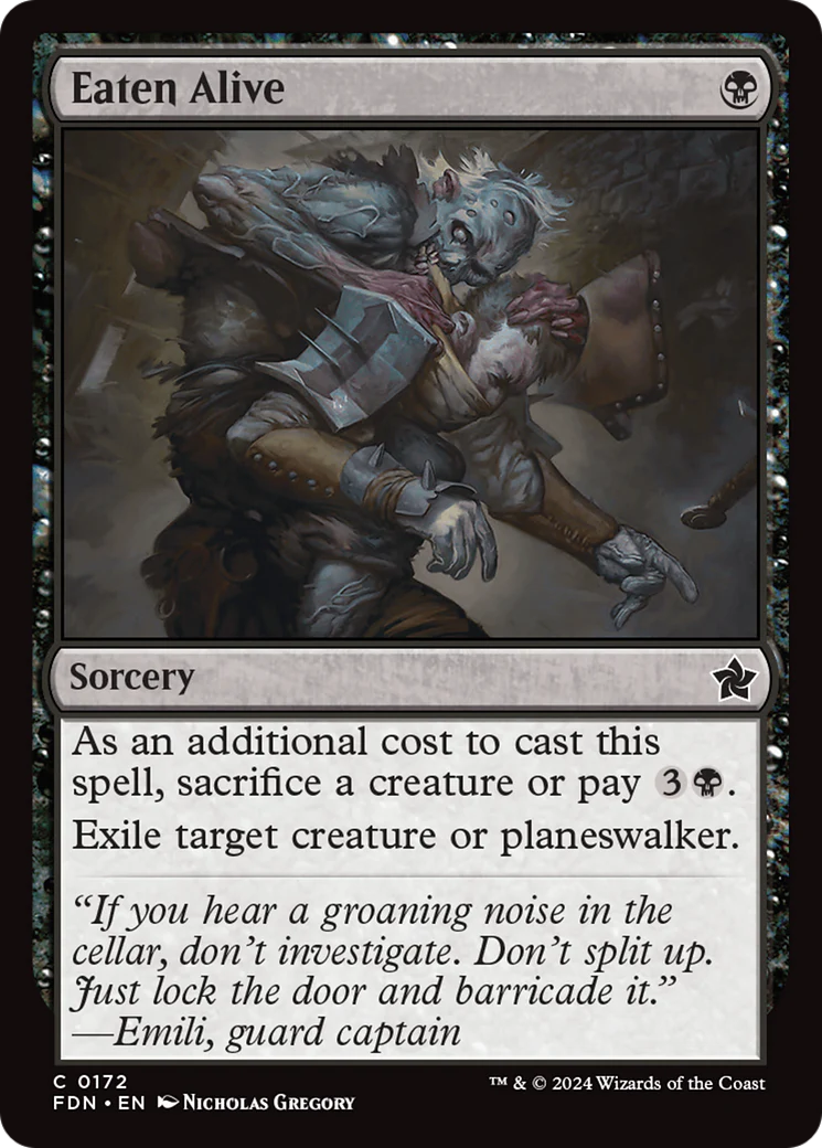 Eaten Alive (FDN-172) - Foundations Foil [Common]