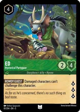 Ed - Hysterical Partygoer (81/204) - Shimmering Skies Cold Foil [Uncommon]