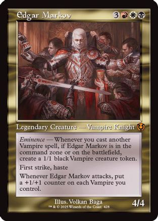 Edgar Markov (Retro Frame) (INR-428) - Innistrad Remastered Foil [Mythic]