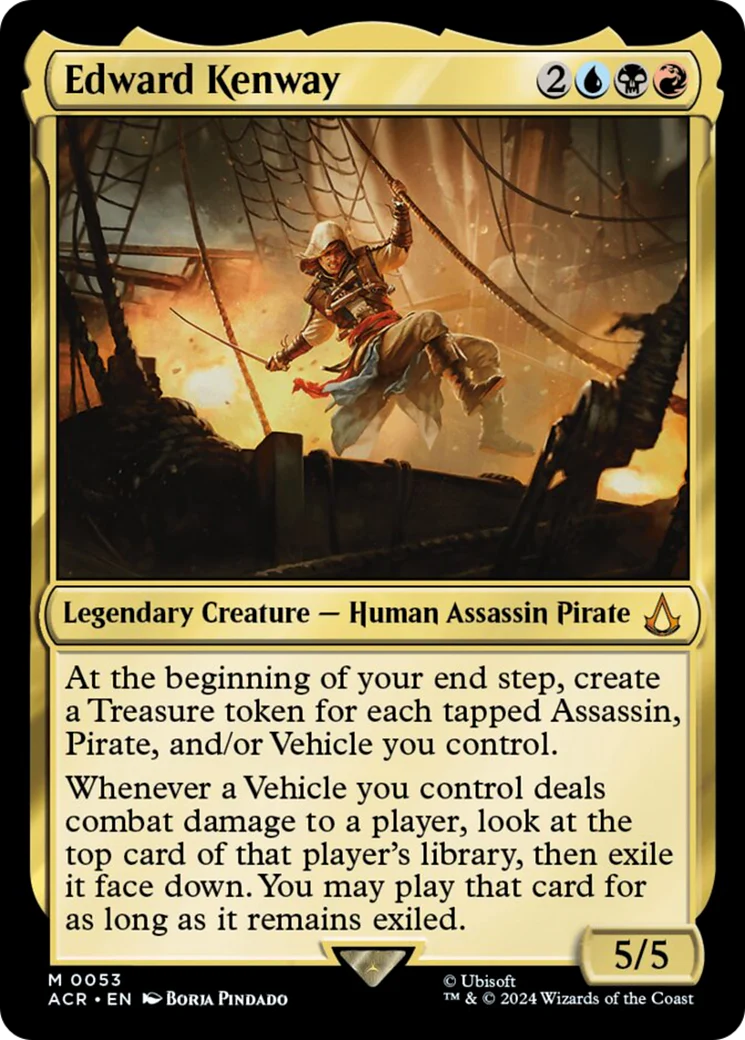 Edward Kenway (ACR-053) - Assassin's Creed [Mythic]