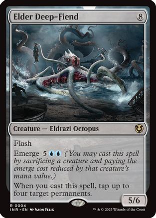 Elder Deep-Fiend (INR-004) - Innistrad Remastered Foil [Rare]