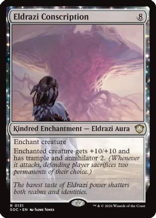 Eldrazi Conscription (SOC-131) - Commander: Secrets of Strixhaven [Rare]