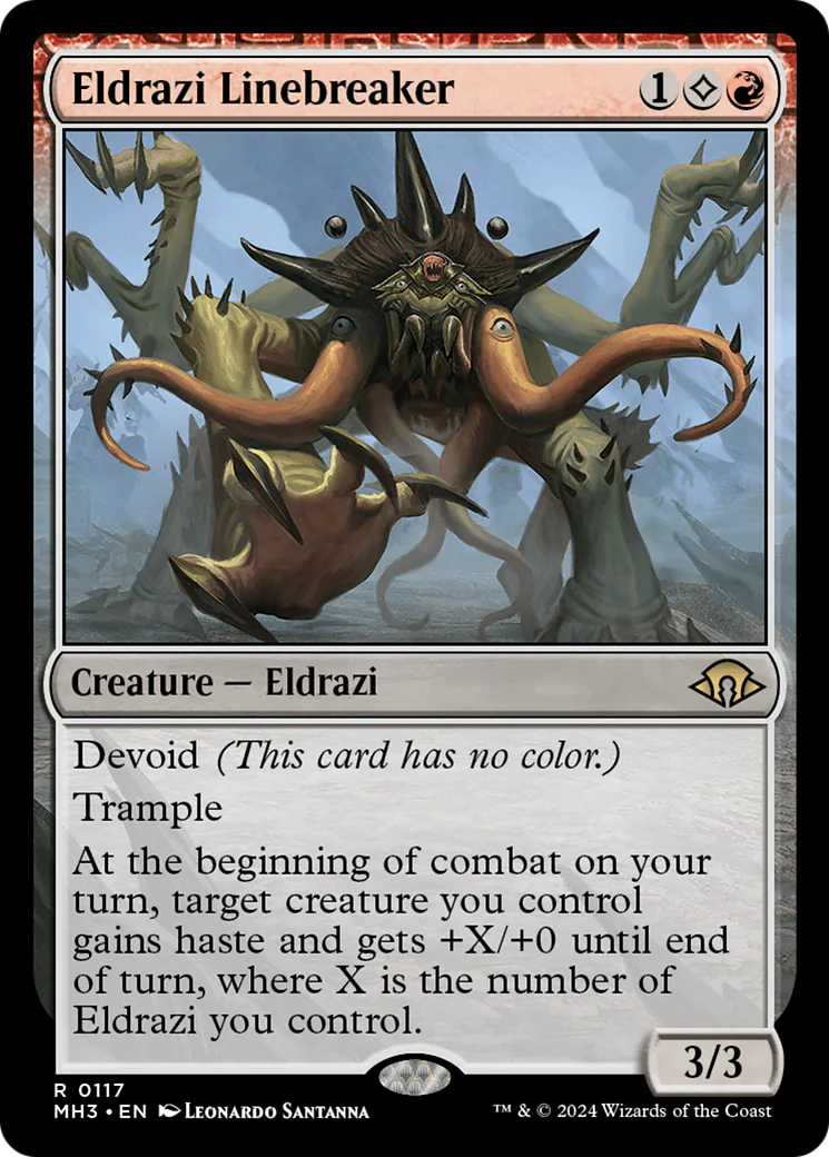 Eldrazi Linebreaker (MH3-117) - Modern Horizons 3 [Rare]