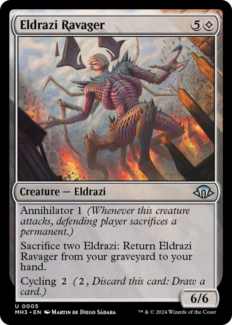 Eldrazi Ravager (MH3-005) - Modern Horizons 3 [Uncommon]
