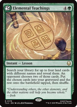 Elemental Teachings (TLA-178) - Avatar: The Last Airbender [Rare]