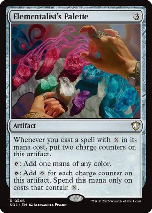 Elementalist's Palette (SOC-346) - Commander: Secrets of Strixhaven [Rare]